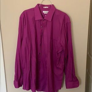 Van-Heusen purple classic fit long sleeve